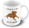 Victorian Printing Co - Detailed Fox Red Labrador Illustration 'I'd Rather be at Home with My Labrador Printed Mug, Ceramic, 11fl.oz.