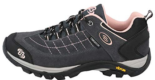 Brütting Mount Crillon Low Damen Outdoor- & Trekkingschuh, Grau/ Rosa, 40 EU