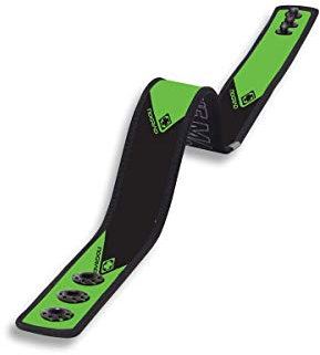Nograd - Neopren Gürtel - Ideal als leichter Sport-Gürtel - Aerobelt Corporate Black Green - verschiedene größen, Gürtellänge:81 cm
