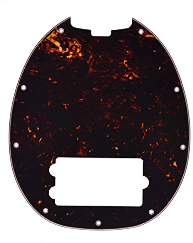 Dopro Bass Pickguard Fit for Musicman Classic 4 String StingRay Bass Models Dark Tortoise