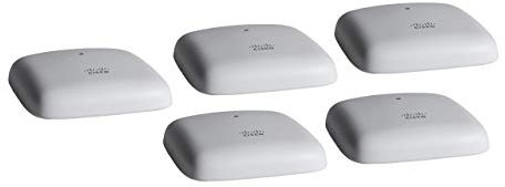 Cisco Punto di accesso Wi-Fi Business 140AC | 802.11ac | 2x2 | Porta 1 GbE | Montaggio a soffitto | Pacchetto da 5 | Protezione limitata a vita (5-CBW140AC-B)