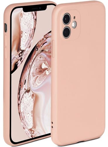 ONEFLOW Soft Case für iPhone 11 Hülle aus Silikon mit Kameraschutz, Silikonhülle mit erhöhtem Schutz fürs Display, Backcover Schutzhülle, weiche Handyhülle, Rosa