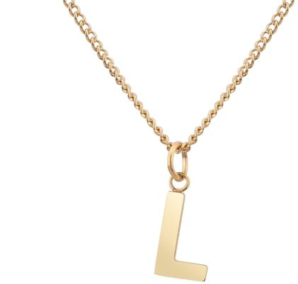GD GOOD.designs Halskette mit Buchstaben Anhänger L Lara Laura Lea Lena Leonie Lia Lilly Linda Lisa Lorena Luca Lucy Luisa Luna Lars Lennart Leo - Valentinstag-Geschenk für Sie und Ihn