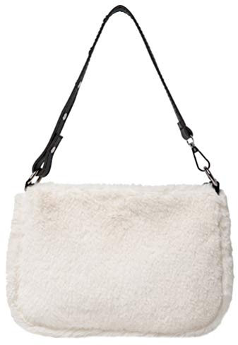 VALICLUD Umhängetasche Hobo Tasche Kunstpelz Umh?ngetasche Griff Umh?ngetasche Handtasche Plüsch Geldb?rse für Clutch