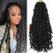 Butterfly Locs Crochet Hair 24 Inch Pre Looped Distressed Butterfly Locs Crochet Braids Soft Messy Butterfly Locs Crochet Hair Faux Locs Crochet Hair Extensions