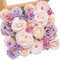 Serwalin Künstliche Blumen Fake Seidenblumen Combo Realistische gemischte Rosen Box für DIY Hochzeit Brautsträuße Mittelstücke Arrangements Faux Blumen mit Stielen Home Party Dekoration