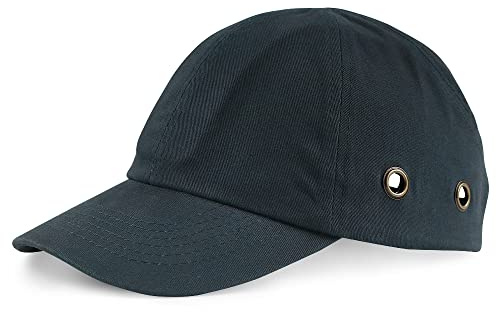 Safety Bump Cap Baseball Hat Style Lightweight Head Protection Cap Hard Hat for Men Women (Classic Navy)