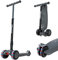 IMMEK Kinderroller 3 Räder Faltbar für Kinder Roller ab 3-14 Jahre Kleinkind Scooter für Jungen und Mädchen mit 3 PU LED Räders, Verstellbare Lenker und Maximale 50 KG (Grau)