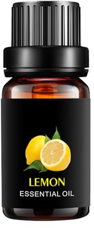 Ätherisches Bio-Öl-Set für Diffusor 10 ml/Flasche Botanisches ätherisches Öl für die Aromatherapie zur Kerzenherstellung, Seifenherstellung, Diffusor, Luftbefeuchter (Zitrone)