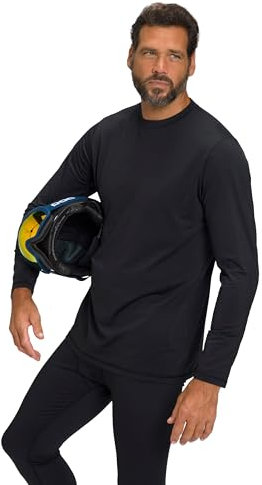 JP 1880 Herren Skiwear , Skiunterhose Lang Unterwäsche, Schwarz, XXL EU