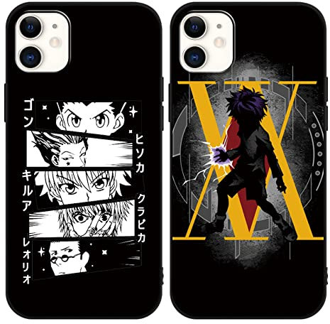 2 Stück Handyhülle für Samsung Galaxy S20 FE 5G/S20 Lite/S20 Fan Edition/S20 FE 4G Hülle 6.5'' Anime jungs Hunter × Hunter Hülle Killua Zoldyck Hisoka Schutzhülle Cartoon Motiv Case Stoßfest Silikon