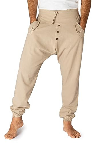 PANASIAM Yogipants 01, Cotton, Khaki, XXL