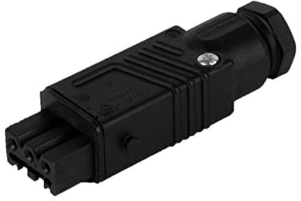 Schellenberg 17146, Kabel, Raffstorestecker STAK3 für aussen Jalousien, Verbindungskupplung für den Raffstore Motor Plus oder Markisenmotoren mit STAS3 Stecker, Schwarz