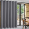 DWCN Door Curtains Wide Blackout Curtains,1 Panel Door Curtain for Bedroom Living Room,Grey,100 x 96 inch Width by Length