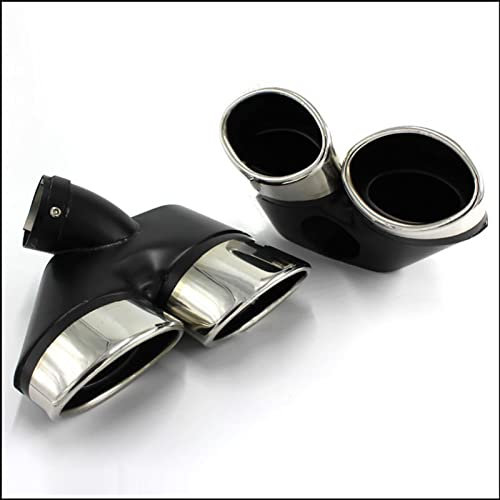 Für Mercedes Für Benz W211 E260 E240 Auto Edelstahl Auspuffendrohr Endschalldämpfer Beidseitig Vierfach Schalldämpfer Geeignet Dekorativ