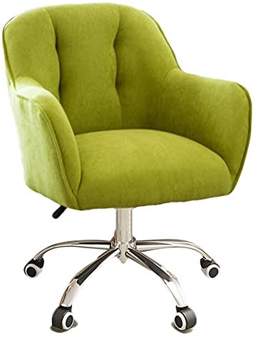 Bürostuhl Drehbarer Büro-Schreibtischstuhl, dickes Kissenpolster, flexibel, verstellbarer drehbarer Rollstuhl, ergonomischer Stuhl für Erwachsene und Kinderstuhl (Farbe: Grün) erforderlich Comfortable