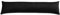 Lancashire Textiles Velvet Draught Excluder Draft Wind Stopper Door and Window Guard Efficient Energy Insulator, Weighed Fabric – Hollow Filled Door Draft Excluder [Black; 85 X 20cm]