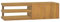 LAPOOH Wand-Badschrank, Bad Kommode, Badezimmer Möbel, Badzimmer Schrank, Bad Schrank, Hängeschrank, Wandschrank, 110x40x30 cm Massivholz Teak