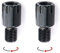 Misuyue 2pcs Gewindeadapter M10 Rechtsgewinde auf M8 Rechtsgewinde für Moped Roller Motorrad Spiegel Adapter（Stil 02）