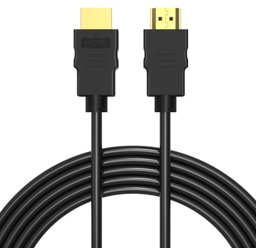 SPEPY 1.8M HDMI Cable,High-Speed HDMI Cord (Male-to-Male) High Speed 18Gbps,Gold-Plated for 4K TV/PS4 3D,Compatible with Blu-ray/PS4/PS5/XBOX/Switch,Black