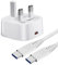25W for iPhone16e Charger Plug and Cable for Samsung Galaxy A25 5G A55 5G/A16 A15 A56 5G A35 A53 5G A14 A23 A33 A05s S24 FE S25 S23 S22/iPhone 16/15 Pro Max USB C Super Fast Charging UK Adaptor