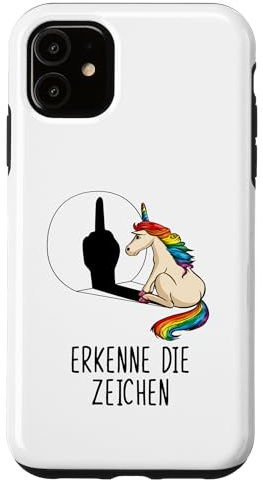 Einhorn Handyhülle Erkenne Die Zeichen Hülle für iPhone 11
