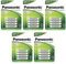 PANASONIC - Lote de 5 ampollas de 4 pilas recargables NiMH Micro AAA 750 mAh Ready to Use