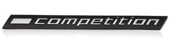 AQXYWQLL 3D Competition Logo Autoaufkleber Emblem Abzeichen Kofferraum Aufkleber Kompatibel mit Thunder Edition M1 M2 M3 M4 M5 M6 M7 M8 X3M X4M X5M X6M Aufkleber(Color:M Competition)