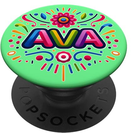 Ava Name Mädchen PopSockets mit austauschbarem PopGrip