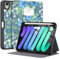 Supveco iPad Mini Case for ipad Mini 6 8.3 2021 Case with Pencil Holder-[Apple Pencil Charging+Auto Wake/Sleep],Slim Protective Case with Soft TPU Back Cover for iPad Mini 6th Generation 2021-blue