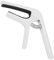 Guitar Capo Leichtes Tragbares Clipon Spring -Capo für Elektrische, Akustische Gitarren, Ukulele Plastikstahl (Weiß)