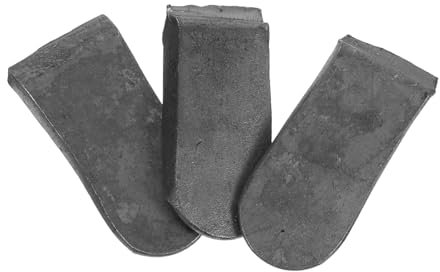 Lurrose 3stücke Eisen-beilstielkeil Axtspaltkeil Befestigung Für Werkzeuge Griffbefestigung Camping-zubehör Gartenscherenkeil Werkzeugzubehör Befestigungsknopf Spaltkeil Beilzubehör