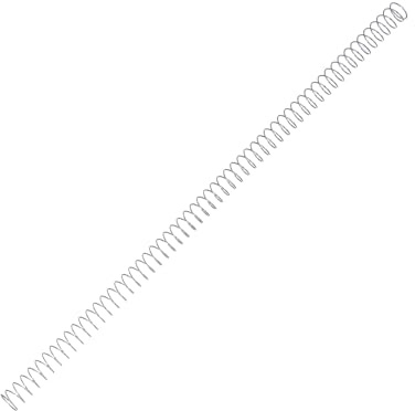 QUARKZMAN 304 Edelstahl Druckfeder 0.8 mm Drahtdurch. 10 mm Außendurch. 305 mm Länge Silber Spiralfeder Metall Federn Set, Mechanische Druckfedern für Geräte Ersatz Reparatur