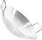 TOPPERFUN 1Pieza Sartén Binaural Inoxidable para Cocina Utensilio Práctico y Duradero para Freír Carnes y Verduras Compatible con Inducción y Gas