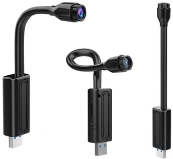 TFixol Le plus petit espion WiFi, caméra HD portable IP filaire, avec détection de mouvement, stockage dans le cloud, télécommande en temps réel pour téléphones iOS/Android, noir