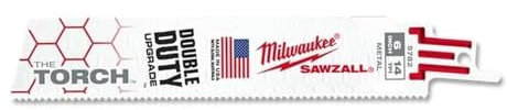Milwaukee 48005782 - Hoja de sierra de sable (150 x 1,8 mm, 5 unidades)