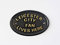 LEICESTER CITY FAN LIVES HERE WALL OR FENCE GARDEN PLAQUE/SIGN WITH GOLD RAISED LETTERING
