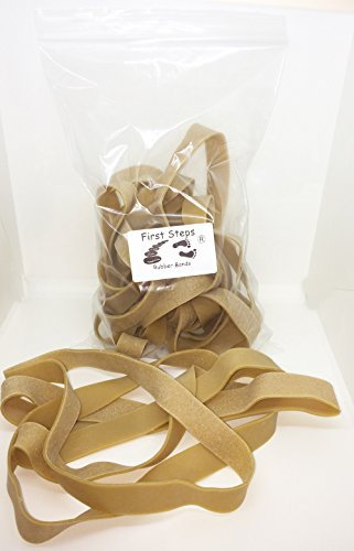 Extra Long & Wide 8 First Steps ® Rubber Elastic Bands Heavy Duty 200mm x 16mm No.108 (10)