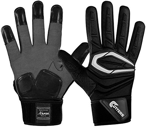 Cutters - Gant de Football américain Cutters the Force 2.0 Lineman S931 Noir taille - XXL