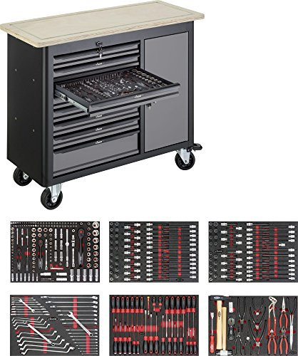 Vigor V5158 Werkbank mit Sortiment 375 Werkzeuge