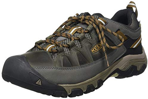 KEEN Mens Targhee Iii Wp Hiking Shoe, Black Olive Golden Brown, 10 UK