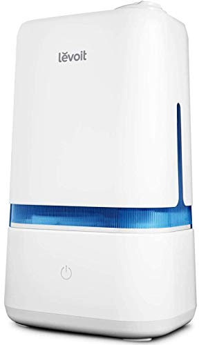 Levoit Humidificador Ultrasónico de Niebla Fría de 4L para Bebés (sin BPA), Difusor de Aroma, Funcionamiento Silencioso, Apagado Automático, con 3 Niveles de Niebla, Dura hasta 40 horas, Classic