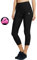 Baleaf Fahrradhose Damen Gepolstert 3/4 Radlerhose Radhose Kurz Gepolsterte Leggings UPF 50+ Fahrradbekleidung Sommer Schwarz 3XL