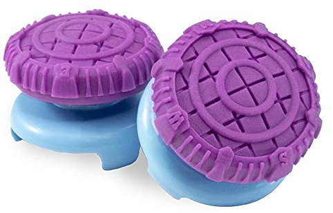 GGZone 2 x Handgriff-Verlängerungskappen für PS4-Controller, FPS, Daumengriffe, hohe Taille, Violett B