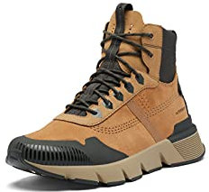 Sorel Kinetic Rush MID WP Herren Sneaker – wasserdichte Wildleder-Sneaker, Tawny Buff, Sandy Tan, 42 EU