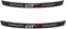 MEIDUN Fiber Carbone ArrièRe Protection des Pare-Chocs pour Peugeot 106 107 108 206 207 208 2008 3008 306 308 307 508 407 GT Line, Plaque Seuil De Coffre Car Styling, Film Anti-Rayures Autocollant
