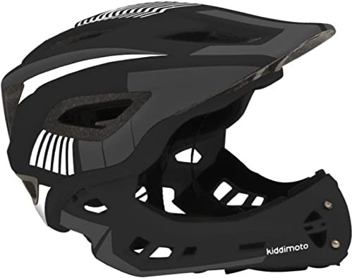 Kiddimoto Kinder Full Face Fahrradhelm - Abnehmbarer Kinnschutz Leichtgewicht für Kinder Sicherheit von Jungen und Mädchen im Alter von 2 89bis 10 Jahren - Kleinkind Helme für MTB Fahrräder, Radfahren