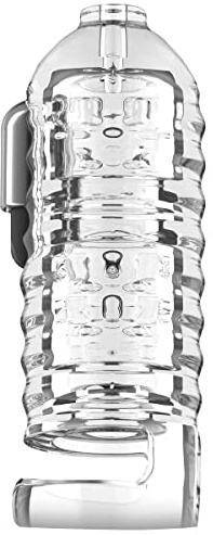 LOVEBOTZ Milker Masturbator Sleeve with Ball Strap for Men & Couples. Extra Tight & Thick Ribbed Tunnel for Stimulation. Compatible with The Milker� Pro Edition - Semi-Transparent
