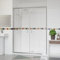 Aquariss 1500x1900mm Sliding Double Shower Enclosure for Wetroom Cubicle with 6mm Easy Clean Glass Shower Screen Door Chrome