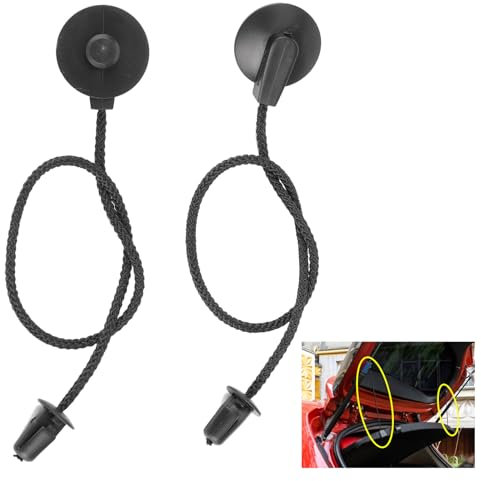 GAESHOW 1 Pair Parcel Shelf Fixing Cord, Parcel Shelf Fixing Strap, Car Parcel Shelf Cords Rear Parcel Shelf Strings for Focus MK3 2012-2017 Ford